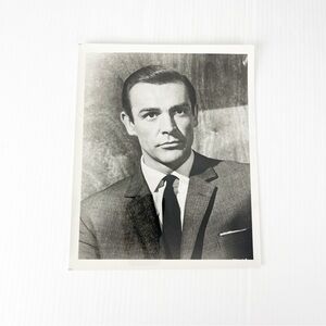 Vintage 1960s James Bond Sean Connery Portrait Lobby Card